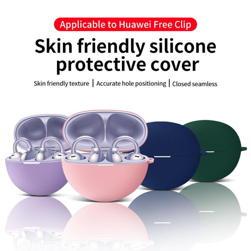 Husa Huawei FreeClip Techsuit Silicone Case, negru