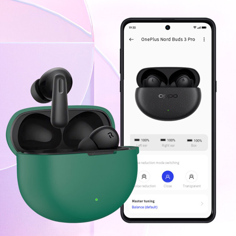 Husa OnePlus Nord Buds 3 Pro Techsuit Silicone Case, negru