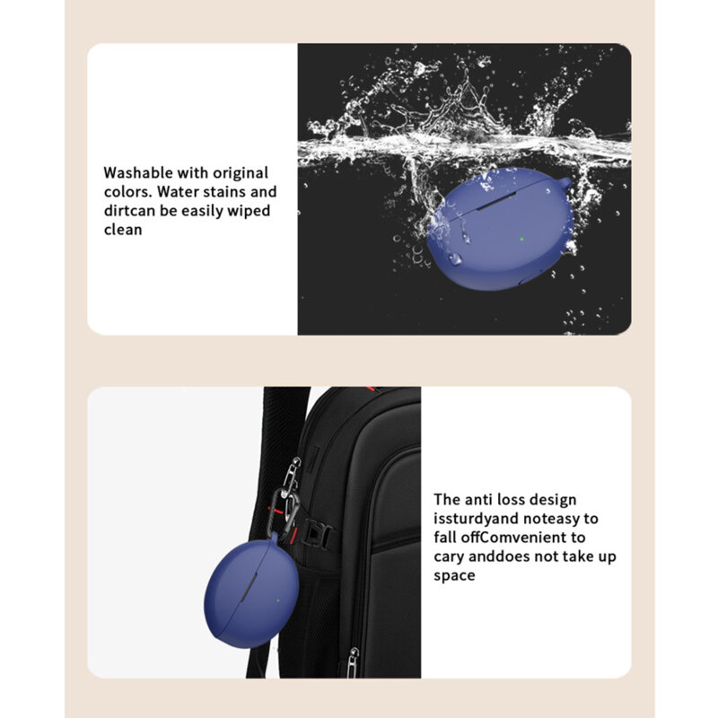 Husa OnePlus Nord Buds 3 Pro Techsuit Silicone Case, negru