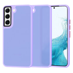 Husa Samsung Galaxy S22 5G Techsuit HaloFrost Series, mov deschis