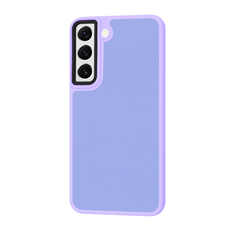Husa Samsung Galaxy S22 5G Techsuit HaloFrost Series, mov deschis