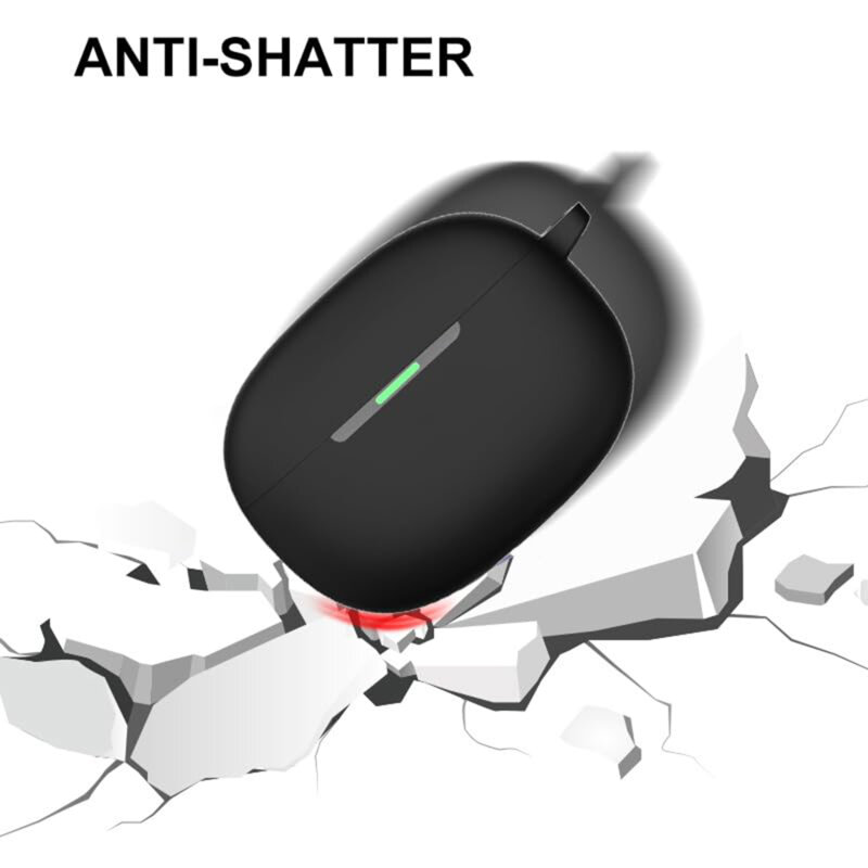 Husa Xiaomi Redmi Buds 5 Pro Techsuit Silicone Case, negru