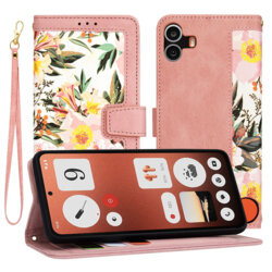 Husa personalizata fete Nothing CMF Phone 1 Techsuit FlipCraft, roz