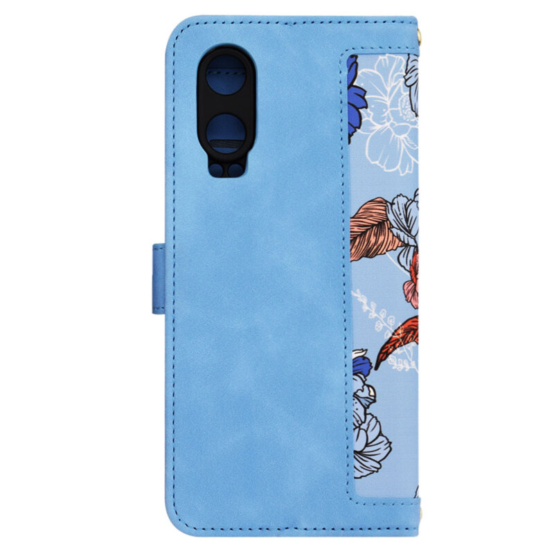 Husa personalizata fete OnePlus Nord CE4 Lite Techsuit FlipCraft, bleu