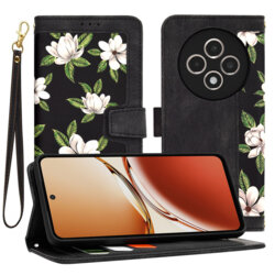Husa personalizata fete Oppo Reno12 F 5G Techsuit FlipCraft, negru