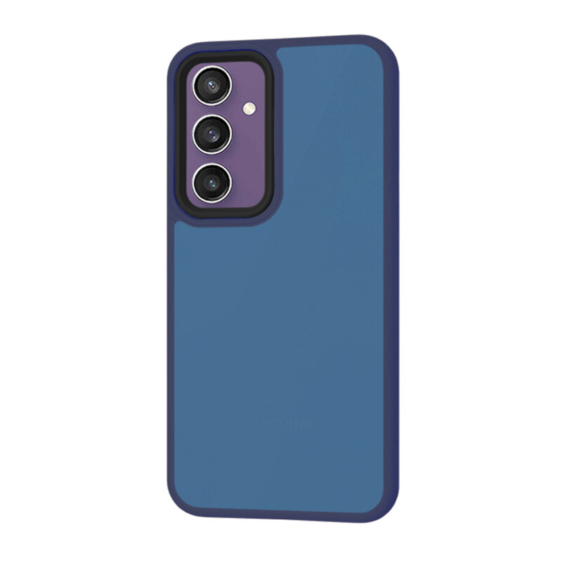 Husa Samsung Galaxy S23 FE Techsuit HaloFrost Series, bleumarin