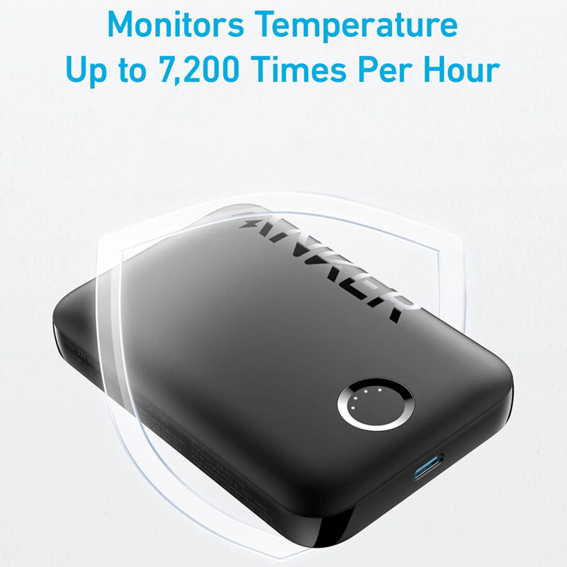 Baterie externa telefon MagSafe Anker 321, 5000mAh, negru