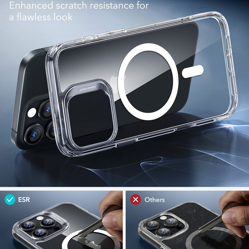 Husa iPhone 16 Pro Max ESR Classic Hybrid HaloLock, transparenta
