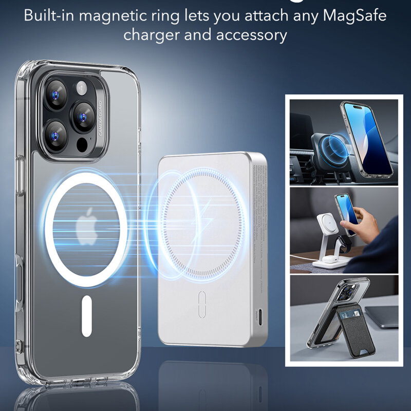 Husa iPhone 16 Pro Max ESR Classic Hybrid HaloLock, mata