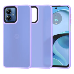 Husa Motorola Moto G14 Techsuit HaloFrost Series, mov deschis