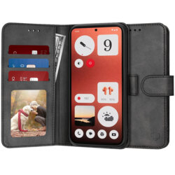 Husa 360 Nothing CMF Phone 1 Techsuit Diary Book, negru