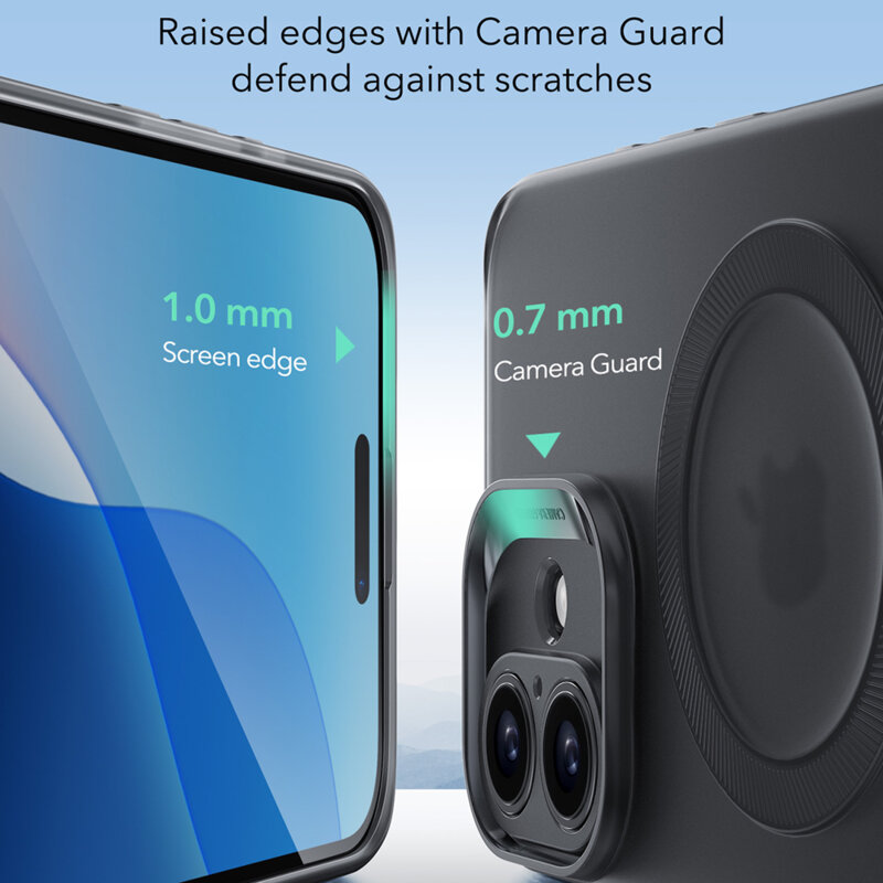 Husa iPhone 16 Plus ESR Zero HaloLock, negru