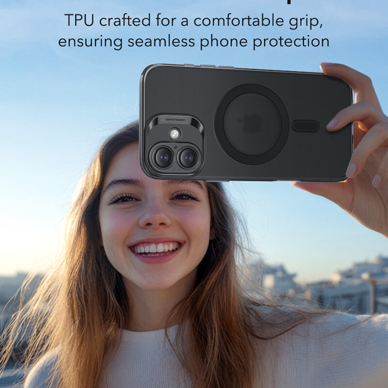 Husa iPhone 16 Plus ESR Zero HaloLock, negru