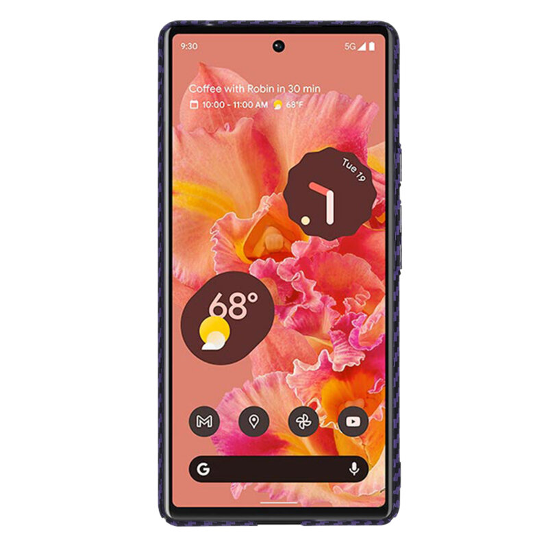 Husa Google Pixel 6 Techsuit Carbonite FiberShell, mov