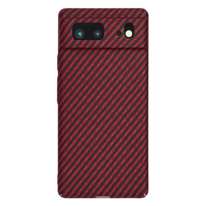 Husa Google Pixel 6 Techsuit Carbonite FiberShell, rosu