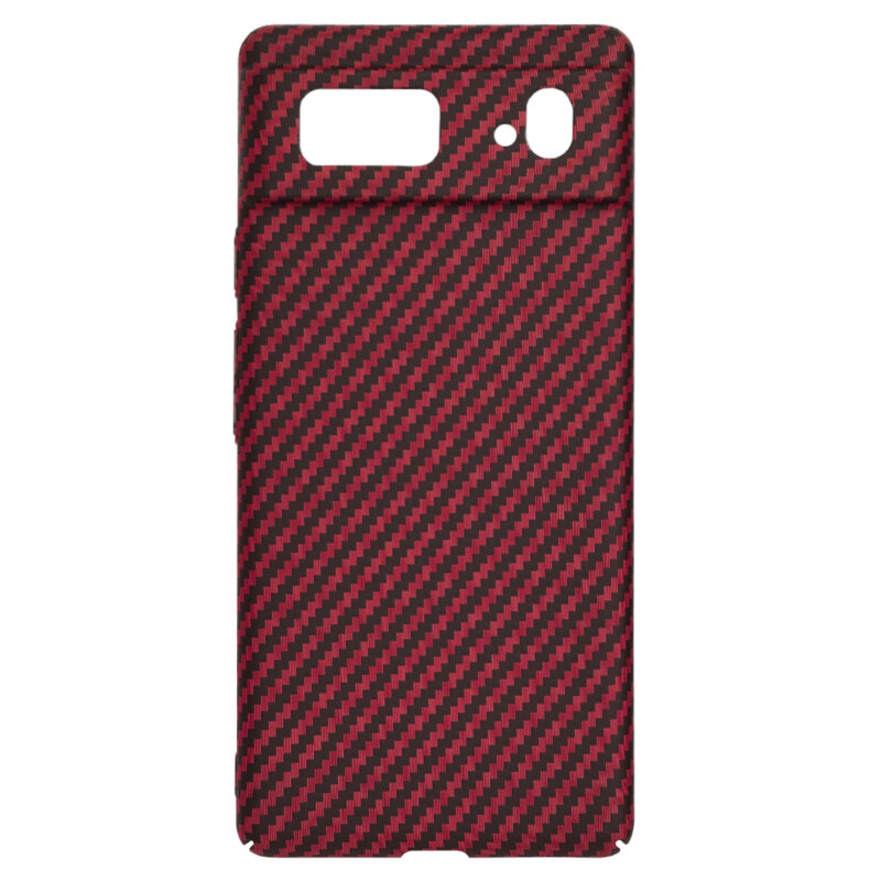 Husa Google Pixel 6 Techsuit Carbonite FiberShell, rosu