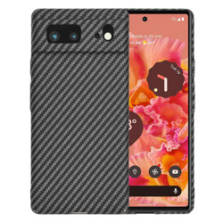Husa Google Pixel 6 Techsuit Carbonite FiberShell, negru