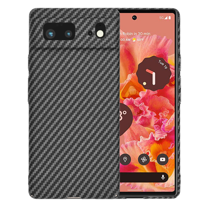 Husa Google Pixel 6 Techsuit Carbonite FiberShell, negru