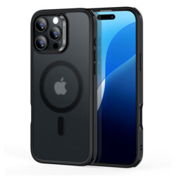 Husa iPhone 16 Pro ESR Classic Hybrid HaloLock, negru frost