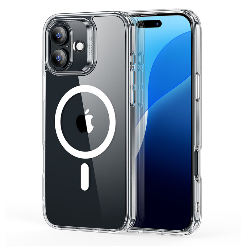 Husa iPhone 16 ESR Classic Hybrid HaloLock, transparenta