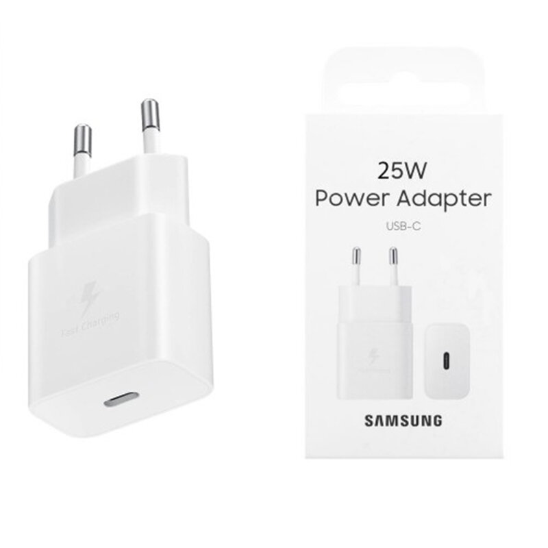 Incarcator original Samsung Type-C 25W, EP-T2510NWEGWW, alb, blister
