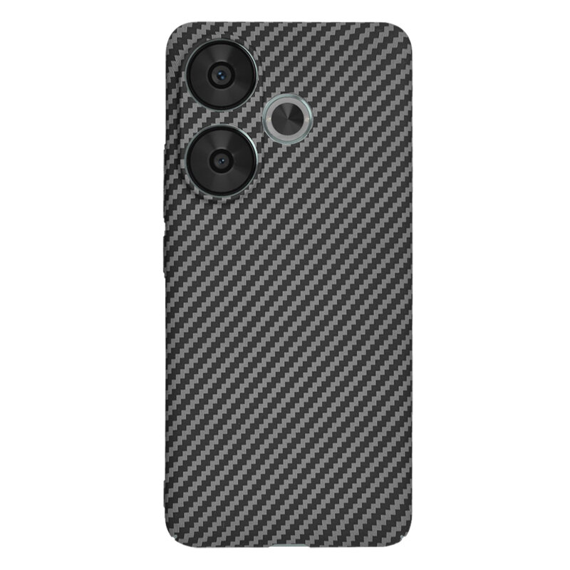 Husa Xiaomi Poco F6 Techsuit Carbonite FiberShell, negru