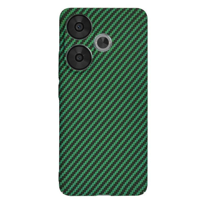 Husa Xiaomi Poco F6 Techsuit Carbonite FiberShell, verde