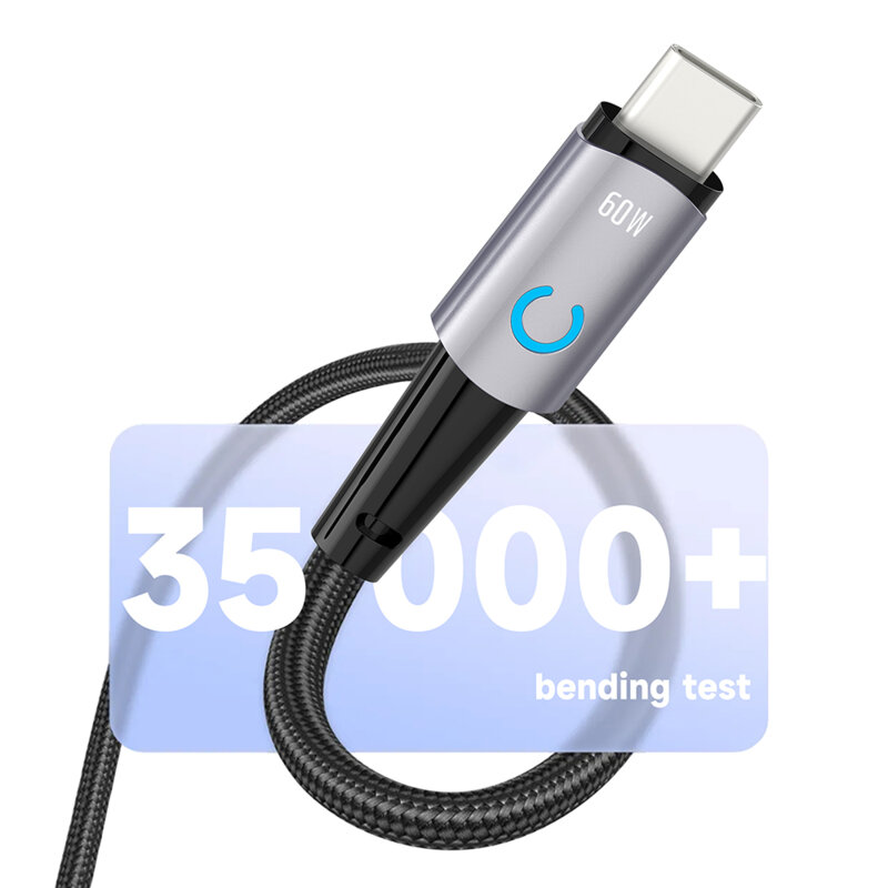 Cablu de date Type-C la USB-C Lito, 60W, 1m, LD10CC