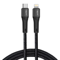 Cablu date Fast Charging Type-C la Lightning Lito, 60W, 1m, LD14