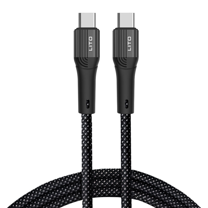 Cablu date Fast Charging Type-C la Type-C Lito, 60W, 1m, LD14