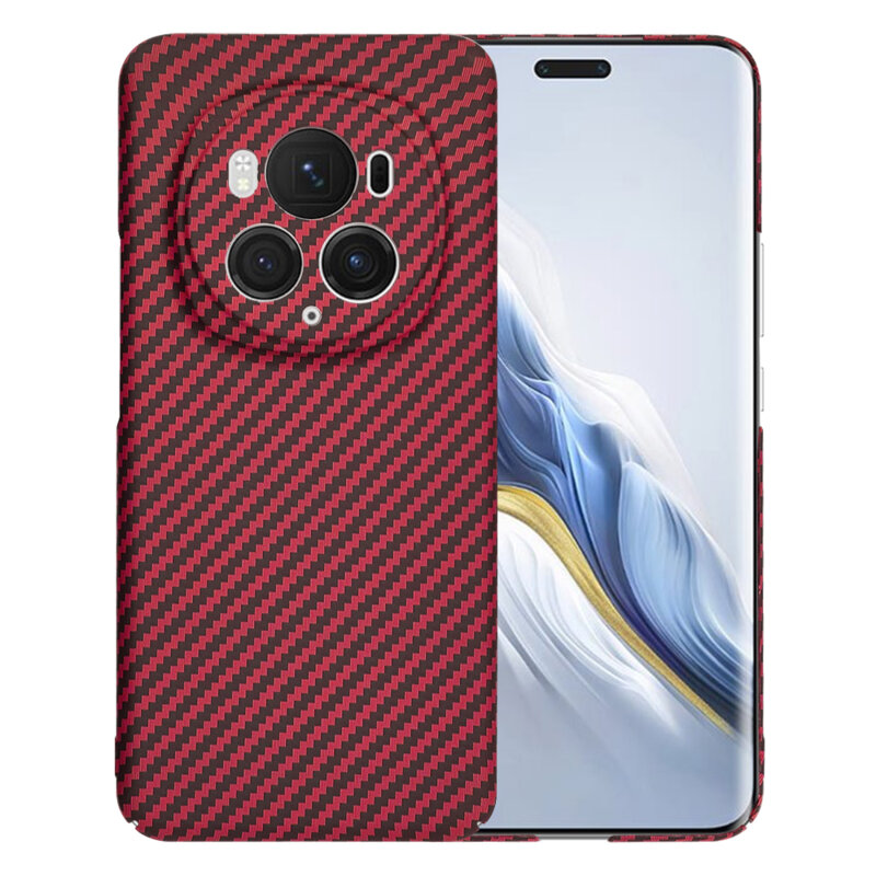Husa Honor Magic6 Pro Techsuit Carbonite FiberShell, rosu