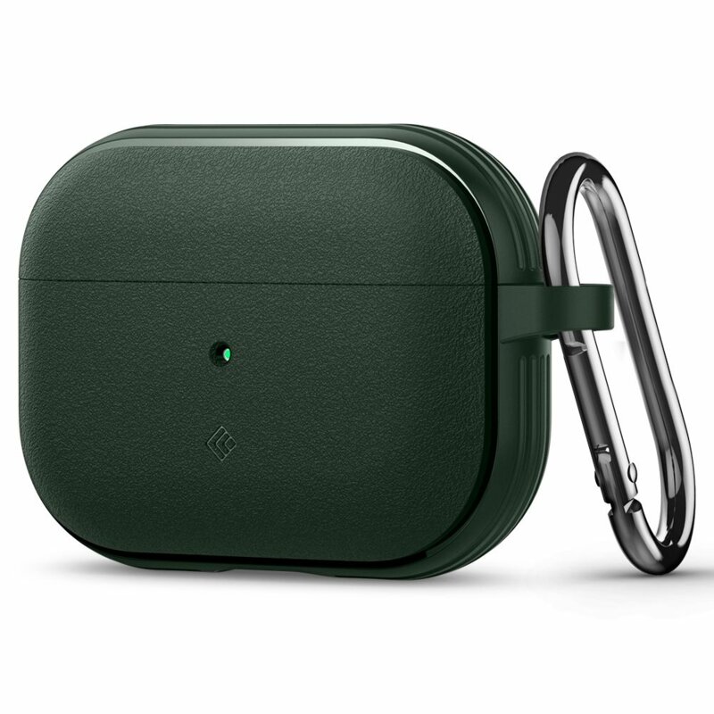 Husa Apple AirPods Pro 2 Spigen Caseology Vault, verde inchis