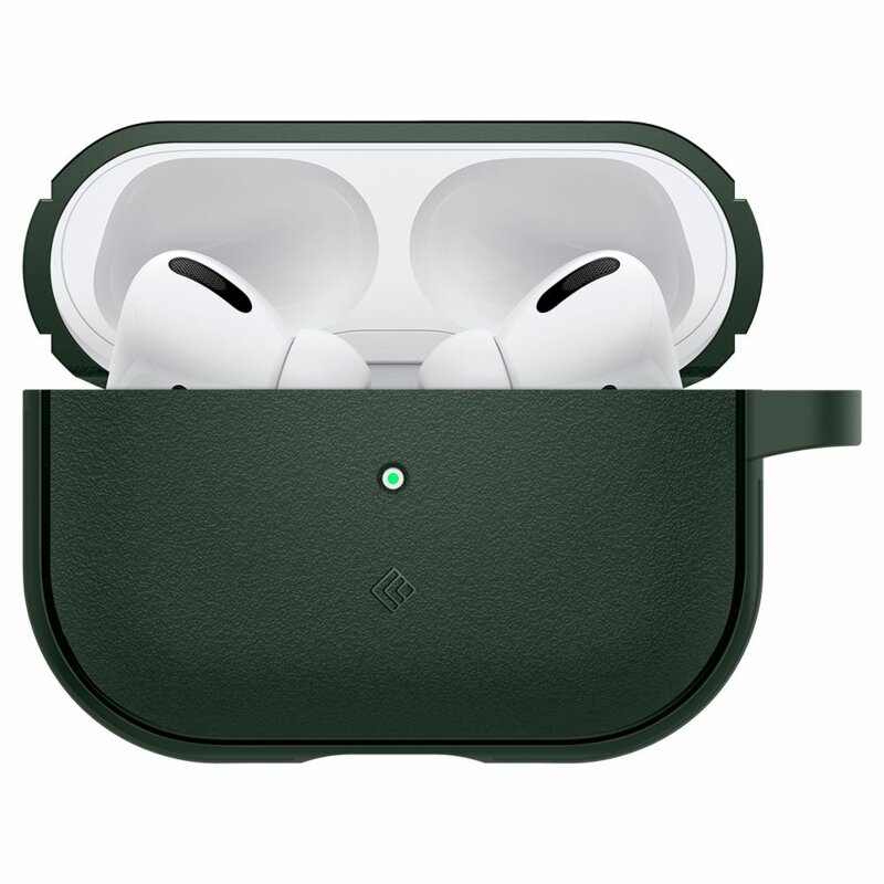 Husa Apple AirPods Pro 2 Spigen Caseology Vault, verde inchis