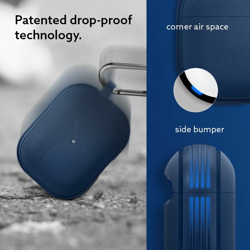 Husa Apple AirPods Pro Spigen Caseology Vault, bleumarin