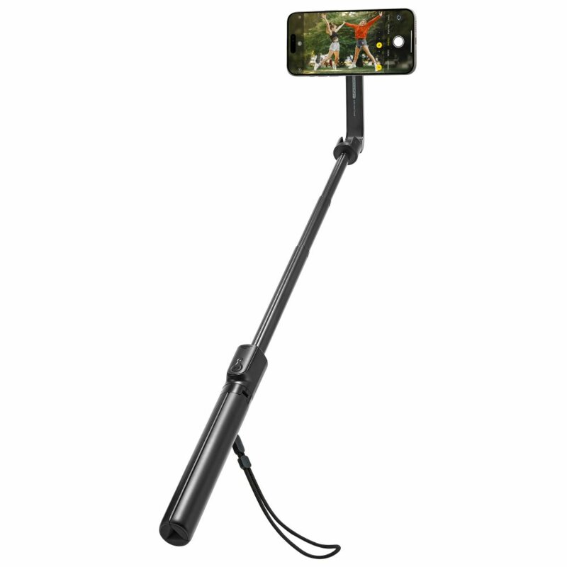 Selfie stick MagSafe Bluetooth cu trepied Spigen S580W, negru