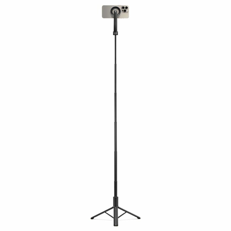 Selfie stick MagSafe Bluetooth cu trepied Spigen S580W, negru