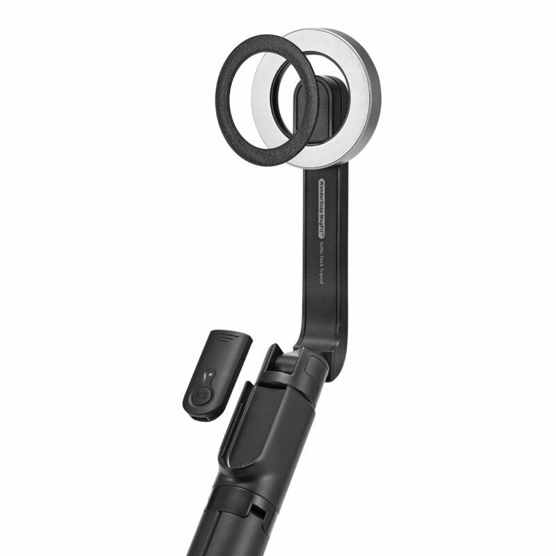 Selfie stick MagSafe Bluetooth cu trepied Spigen S580W, negru