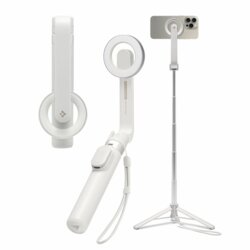 Selfie stick tripod MagSafe Bluetooth Spigen S571W, bej
