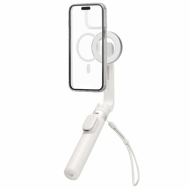 Selfie stick tripod MagSafe Bluetooth Spigen S571W, bej