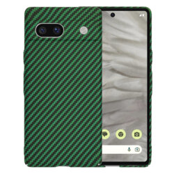 Husa Google Pixel 7a Techsuit Carbonite FiberShell, verde
