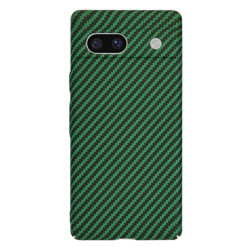 Husa Google Pixel 7a Techsuit Carbonite FiberShell, verde
