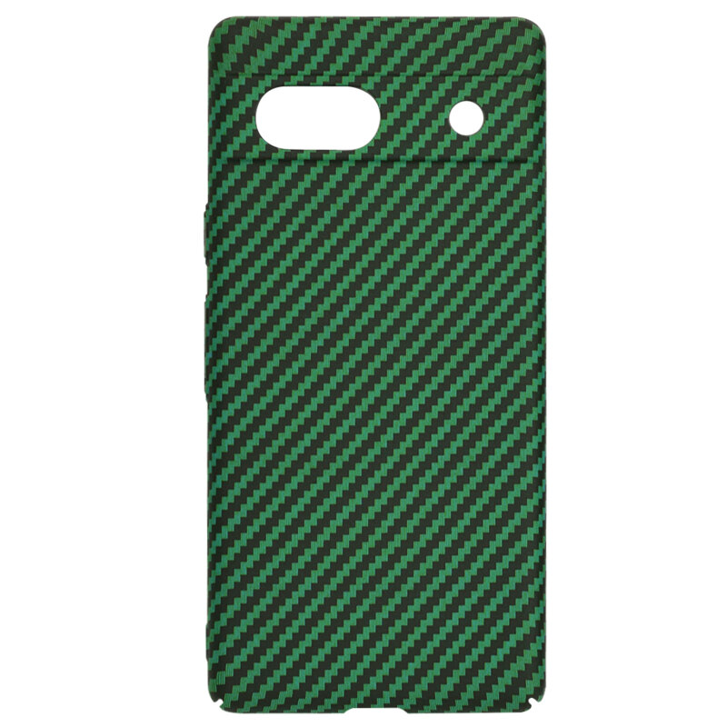 Husa Google Pixel 7a Techsuit Carbonite FiberShell, verde