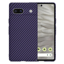 Husa Google Pixel 7a Techsuit Carbonite FiberShell, mov