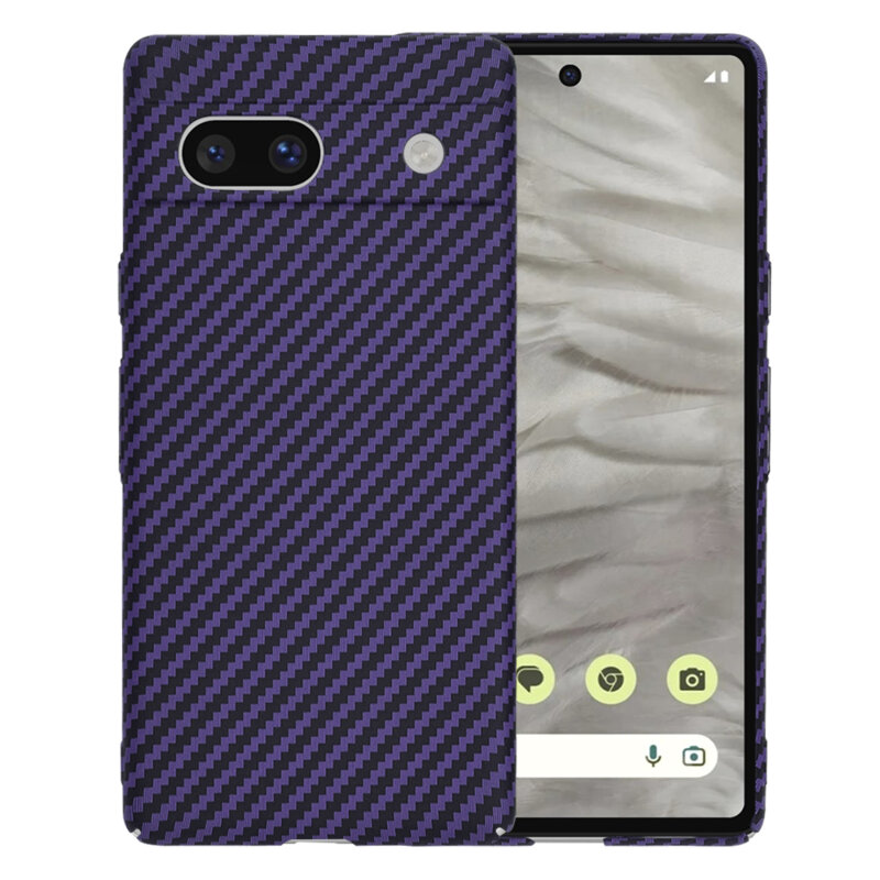Husa Google Pixel 7a Techsuit Carbonite FiberShell, mov