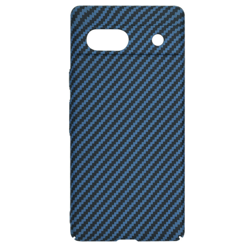 Husa Google Pixel 7a Techsuit Carbonite FiberShell, cyan