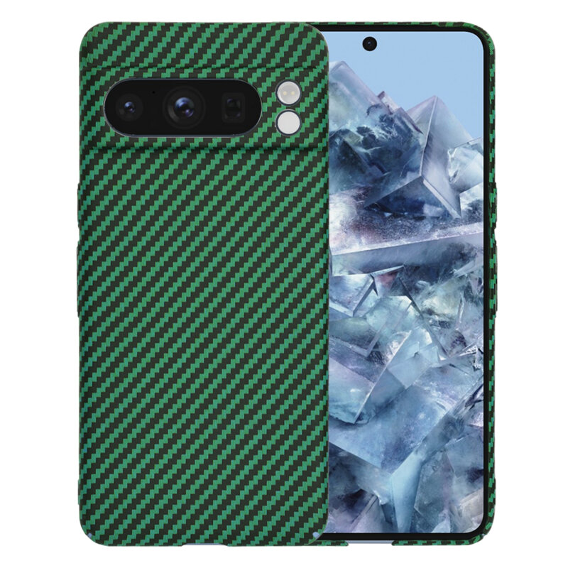 Husa Google Pixel 8 Pro Techsuit Carbonite FiberShell, verde