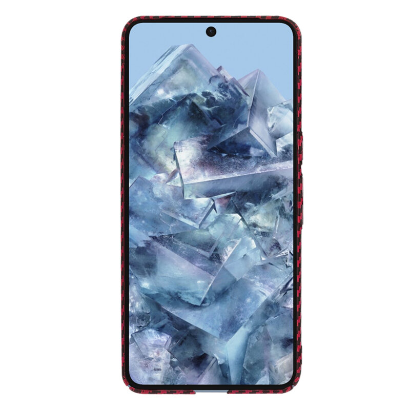 Husa Google Pixel 8 Pro Techsuit Carbonite FiberShell, rosu