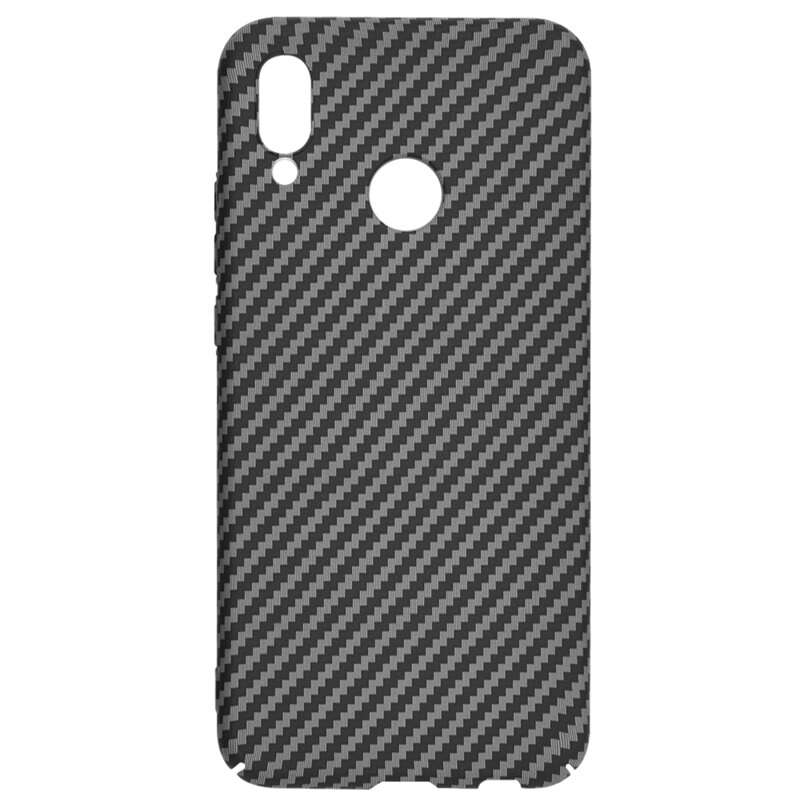 Husa Huawei P20 Lite Techsuit Carbonite FiberShell, negru