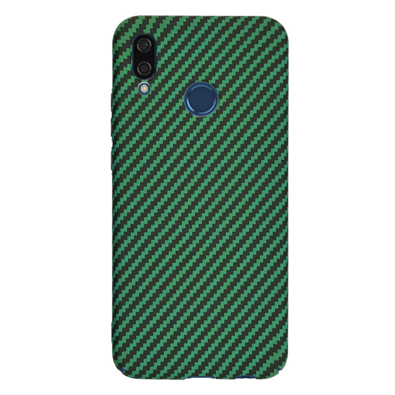 Husa Huawei P20 Lite Techsuit Carbonite FiberShell, verde