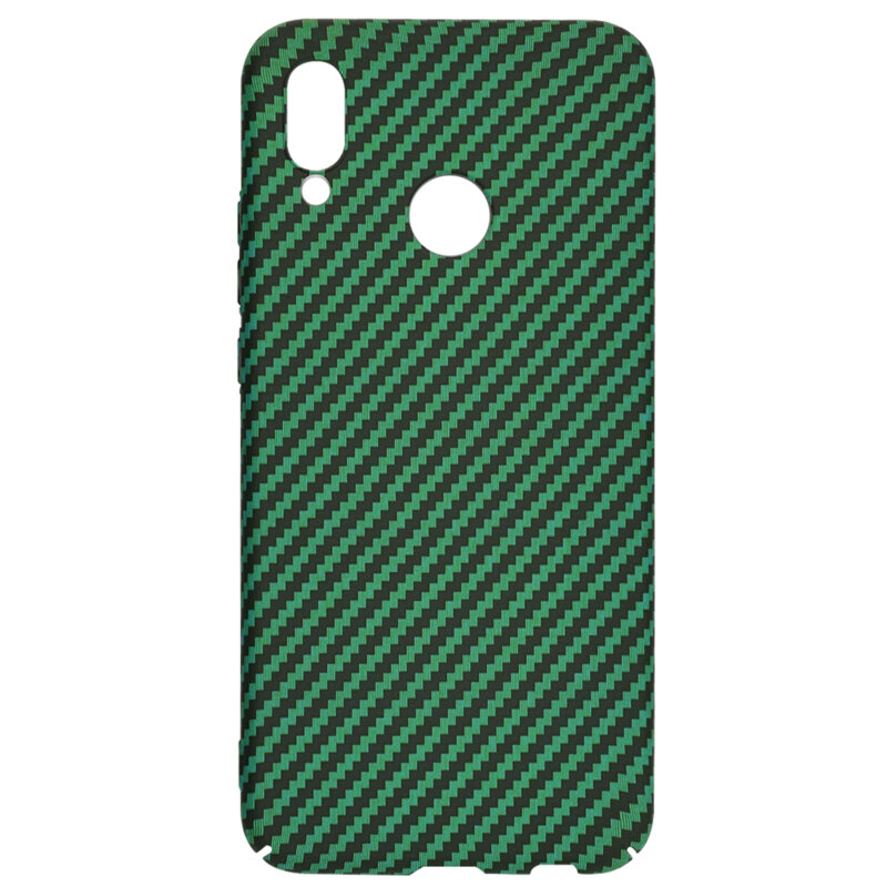 Husa Huawei P20 Lite Techsuit Carbonite FiberShell, verde
